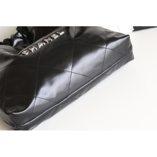 【No°22 香水 100 周年記念】Chanel 22 バッグ ゴミ袋デザイン - モンテベロ油蝋牛革 × 新時代の美貌 39×42×8cm 【No°22 香水 100 周年記念】Chanel 22 バッグ ゴミ袋デザイン - モンテベロ油蝋牛革 × 新時代の美貌 39×42×8cm