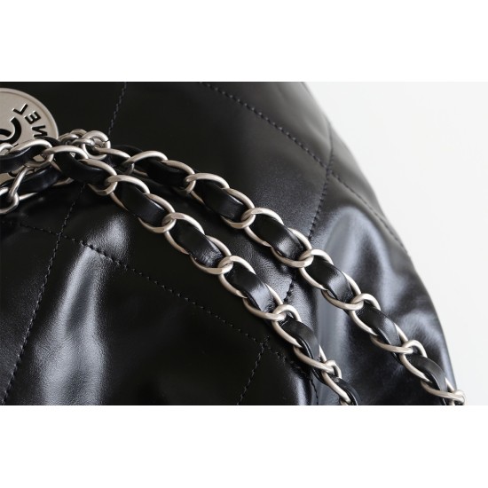 【No°22 香水 100 周年記念】Chanel 22 バッグ ゴミ袋デザイン - モンテベロ油蝋牛革 × 現代的美貌 35×37×7cm 【No°22 香水 100 周年記念】Chanel 22 バッグ ゴミ袋デザイン - モンテベロ油蝋牛革 × 現代的美貌 35×37×7cm