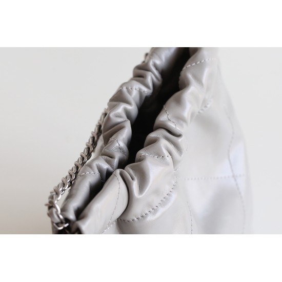 【全新アップグレード】Chanel ミニ 22 バッグ - Antiba zp 皮革 × レトロハードウェア ゴミ袋ミニ 19×20×6cm 【全新アップグレード】Chanel ミニ 22 バッグ - Antiba zp 皮革 × レトロハードウェア ゴミ袋ミニ 19×20×6cm