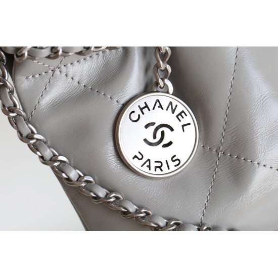 【全新アップグレード】Chanel ミニ 22 バッグ - Antiba zp 皮革 × レトロハードウェア ゴミ袋ミニ 19×20×6cm 【全新アップグレード】Chanel ミニ 22 バッグ - Antiba zp 皮革 × レトロハードウェア ゴミ袋ミニ 19×20×6cm