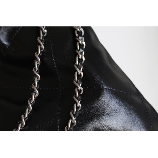 【進化型トレンドアイテム】Chanel mini 22bag アップグレード版 - Antiba zp 革 × レトロシルバークランプ ゴミ袋ミニ 19×20×6cm 【進化型トレンドアイテム】Chanel mini 22bag アップグレード版 - Antiba zp 革 × レトロシルバークランプ ゴミ袋ミニ 19×20×6cm