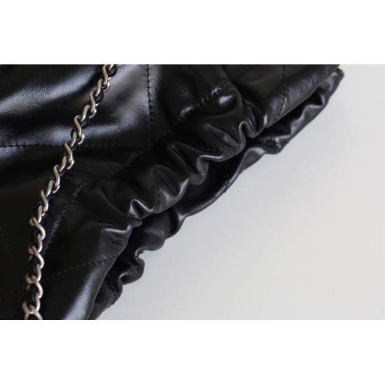 【進化型トレンドアイテム】Chanel mini 22bag アップグレード版 - Antiba zp 革 × レトロシルバークランプ ゴミ袋ミニ 19×20×6cm 【進化型トレンドアイテム】Chanel mini 22bag アップグレード版 - Antiba zp 革 × レトロシルバークランプ ゴミ袋ミニ 19×20×6cm