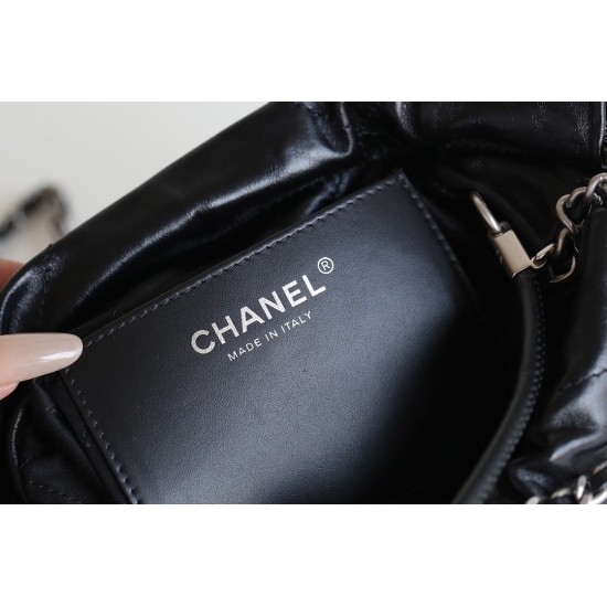 【進化型トレンドアイテム】Chanel mini 22bag アップグレード版 - Antiba zp 革 × レトロシルバークランプ ゴミ袋ミニ 19×20×6cm 【進化型トレンドアイテム】Chanel mini 22bag アップグレード版 - Antiba zp 革 × レトロシルバークランプ ゴミ袋ミニ 19×20×6cm