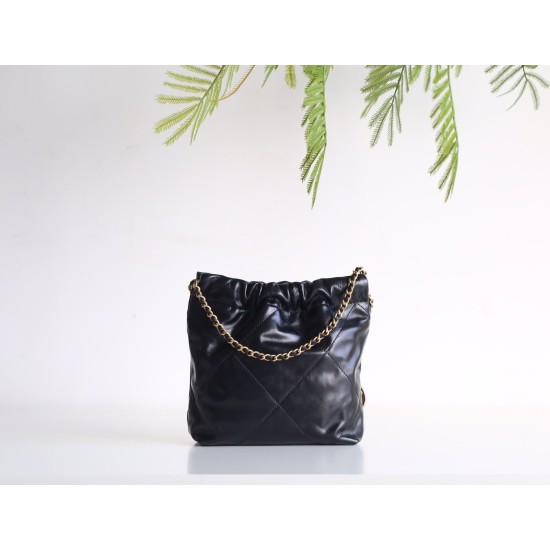 【シルバーレザー革新】Chanel mini 22bag アップグレード版 - Antiba zp 革 × レトロハードウェア ゴミ袋ミニ 19×20×6cm 【シルバーレザー革新】Chanel mini 22bag アップグレード版 - Antiba zp 革 × レトロハードウェア ゴミ袋ミニ 19×20×6cm