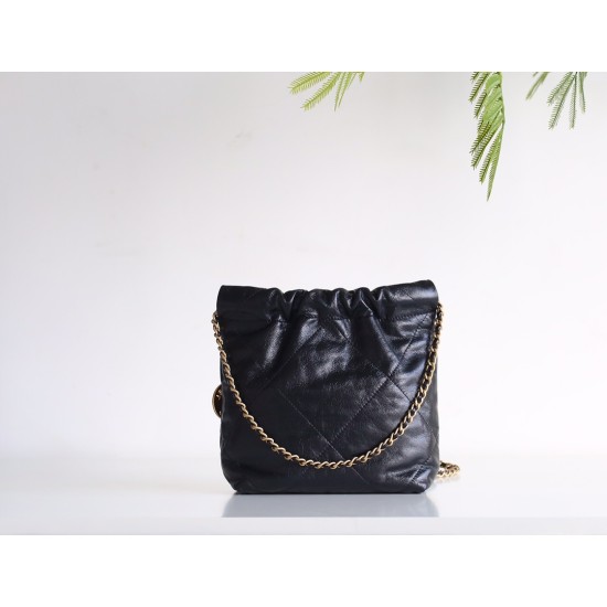 【23SS 人気 No.1】Chanel ミニ 22 パールゴミ袋バッグ - ゴミ袋ミニ × パールアクセント 2023 年必須ファッションアイテム 20×18×6.5cm 【23SS 人気 No.1】Chanel ミニ 22 パールゴミ袋バッグ - ゴミ袋ミニ × パールアクセント 2023 年必須ファッションアイテム 20×18×6.5cm
