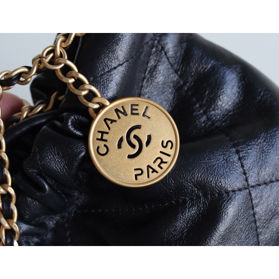 【23SS 人気 No.1】Chanel ミニ 22 パールゴミ袋バッグ - ゴミ袋ミニ × パールアクセント 2023 年必須ファッションアイテム 20×18×6.5cm 【23SS 人気 No.1】Chanel ミニ 22 パールゴミ袋バッグ - ゴミ袋ミニ × パールアクセント 2023 年必須ファッションアイテム 20×18×6.5cm