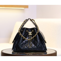 【必入手】本季超絶人気！最新シャネル 25 バッグ ドローコード × ヒッピーホボスモールサイズ​ 30×27×16 cm
