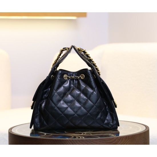 【必入手】本季超絶人気!最新シャネル 25 バッグ ドローコード × ヒッピーホボスモールサイズ 30×27×16 cm 【必入手】本季超絶人気!最新シャネル 25 バッグ ドローコード × ヒッピーホボスモールサイズ 30×27×16 cm
