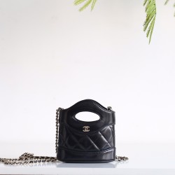 24S 31mini nano シリーズ「ポテトチップス BOX」登場！フランス製羊皮で夏のファッションを彩る13.5×12×7.5 