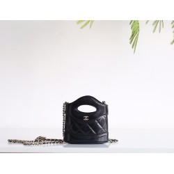 24S 31mini nano シリーズ「ポテトチップス BOX」登場！フランス製羊皮で夏のファッションを彩る13.5×12×7.5 