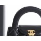 【CHANEL】23K ケリー ハンドルバッグ ブラック ラージサイズ / 24P ケリー トートバッグ 新色入荷15×19×9 cm