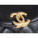 【CHANEL】23K ケリー ハンドルバッグ ブラック ラージサイズ / 24P ケリー トートバッグ 新色入荷15×19×9 cm
