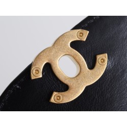 【CHANEL】23K ケリー ハンドルバッグ ブラック ラージサイズ / 24P ケリー トートバッグ 新色入荷15×19×9 cm