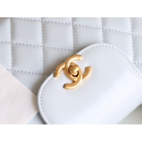 【CHANEL 24P/24S】ケリー トートバッグ 夏の新色登場！ベビーブルー / レトロ金メッキ 大人気モデル13×19×7 cm
