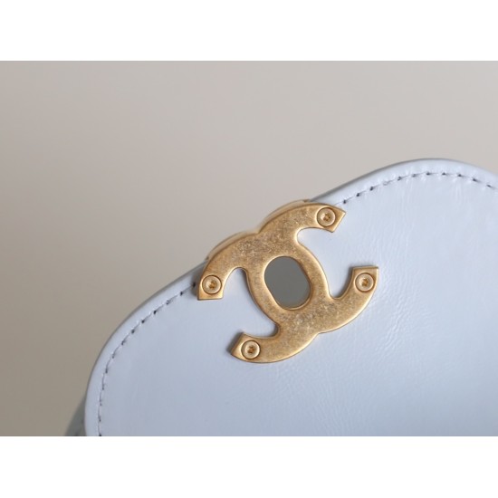 【CHANEL 24P/24S】ケリー トートバッグ 夏の新色登場！ベビーブルー / レトロ金メッキ 大人気モデル13×19×7 cm