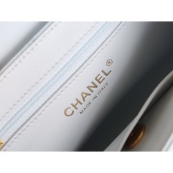 【CHANEL 24P/24S】ケリー トートバッグ 夏の新色登場！ベビーブルー / レトロ金メッキ 大人気モデル13×19×7 cm