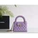 【CHANEL 24P】ケリー トートバッグ 夏の新色登場！レトロ金 × 光沢皮革 話題の人気モデル15×19×9 cm