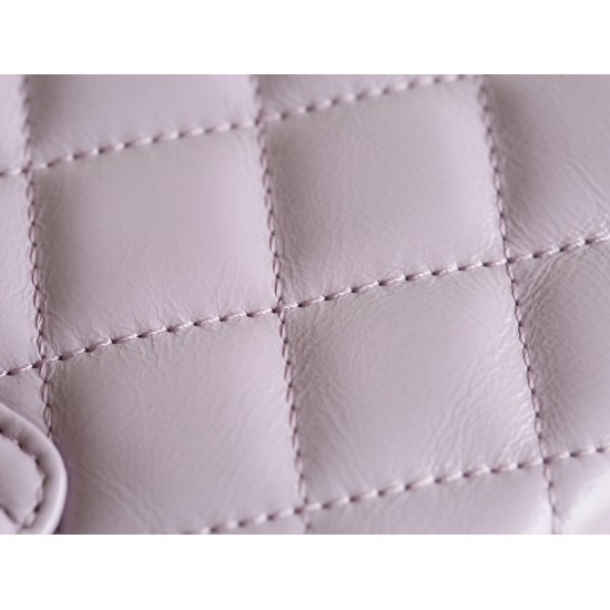 【CHANEL 24P】ケリー トートバッグ 夏の新色登場！レトロ金 × 光沢皮革 話題の人気モデル15×19×9 cm