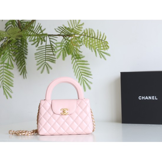 【CHANEL 24P】ケリー トートバッグ ピンク ヴィンテージ再設計 × マルチウェア 保值色の夏必須アイテム15×19×9 cm