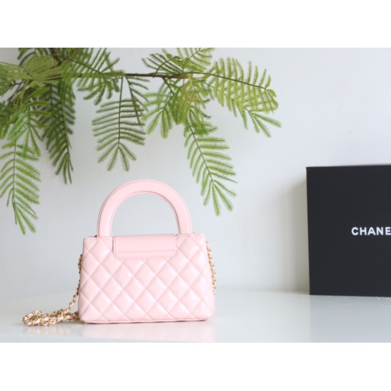 【CHANEL 24P】ケリー トートバッグ ピンク ヴィンテージ再設計 × マルチウェア 保值色の夏必須アイテム15×19×9 cm