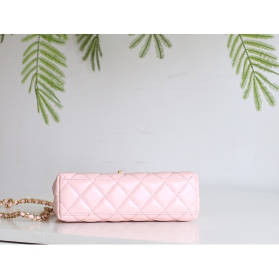 【CHANEL 24P】ケリー トートバッグ ピンク ヴィンテージ再設計 × マルチウェア 保值色の夏必須アイテム15×19×9 cm