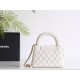 【CHANEL 24P】ケリー トートバッグ ホワイト ピュアな夏のクラシック マルチウェア設計 大人のロマンス15×19×9 cm