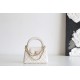 【CHANEL 24P】ケリー トートバッグ ホワイト ピュアな夏のクラシック マルチウェア設計 大人のロマンス15×19×9 cm