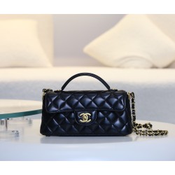 【CHANEL 25P 新作】羊皮ケリー トートバッグ レトロハンドル × 柔らかな質感 人気爆発中！11.7×22×8 cm