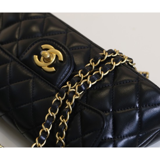 【CHANEL 25P 新作】羊皮ケリー トートバッグ レトロハンドル × 柔らかな質感 人気爆発中！11.7×22×8 cm