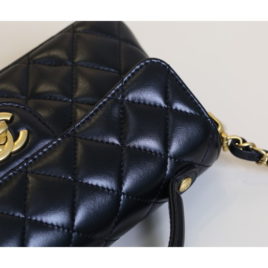 【CHANEL 25P 新作】羊皮ケリー トートバッグ レトロハンドル × 柔らかな質感 人気爆発中！11.7×22×8 cm