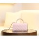 【CHANEL 25S】春夏新作 ケリー ハンドルチェーンバッグ サクラピンク エレガントフォルム × 季節限定カラー10×18×6.7 cm