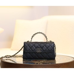 【CHANEL 25S】春夏新作 ケリー ハンドルチェーンバッグ マルチシーン対応 トレンド感あふれるエレガンス10×18×6.7 cm
