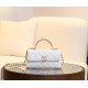 【CHANEL 25S】春夏新作 ケリー ハンドルチェーンバッグ 真っ白なシンデレラ クリーンホワイト × レトロ金 エレガンスの象徴10×18×6.7 cm
