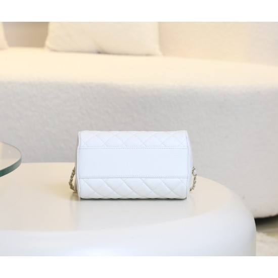 Chanel 25P Mini ボウリングバッグ|クラシック必殺技!丸バケツ型と 18K 薄金で魅せるファッション実用両立の逸品 11.7×18.7×11 cm Chanel 25P Mini ボウリングバッグ|クラシック必殺技!丸バケツ型と 18K 薄金で魅せるファッション実用両立の逸品 11.7×18.7×11 cm
