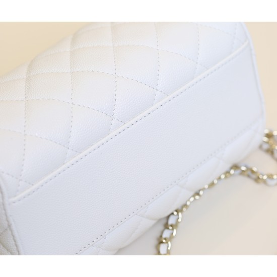Chanel 25P Mini ボウリングバッグ|クラシック必殺技!丸バケツ型と 18K 薄金で魅せるファッション実用両立の逸品 11.7×18.7×11 cm Chanel 25P Mini ボウリングバッグ|クラシック必殺技!丸バケツ型と 18K 薄金で魅せるファッション実用両立の逸品 11.7×18.7×11 cm