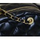 Chane1 24A ボウリングバッグ ブラック&ゴールド|圧倒的な魅力で全スタイルを制する、大容量ファッション感爆発のバッグ21×33×14.5 cm Chane1 24A ボウリングバッグ ブラック&ゴールド|圧倒的な魅力で全スタイルを制する、大容量ファッション感爆発のバッグ21×33×14.5 cm