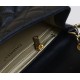 【シャネル 新色】ゴールドボールフラップバッグ スクエアシェイプ ブラック - ハードボトム ×24K ビンテージ金 静謐なる贅沢の美学18×15×9 cm