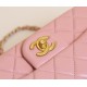 【シャネル 新色】ゴールドボールフラップバッグ ラージミニ クラシックブラック - ハードボトム ×24K ビンテージ金 静謐なる贅沢の象徴13×20×7cm