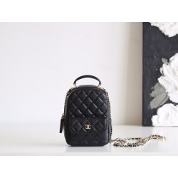 【入荷】シャネル 24C ハイドンブランド ミニリュック ライチ牛皮革 3way 実用ファッションバッグ 18×13×9cm