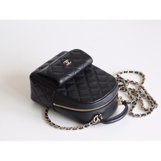 【入荷】シャネル 24C ハイドンブランド ミニリュック ライチ牛皮革 3way 実用ファッションバッグ 18×13×9cm 【入荷】シャネル 24C ハイドンブランド ミニリュック ライチ牛皮革 3way 実用ファッションバッグ 18×13×9cm