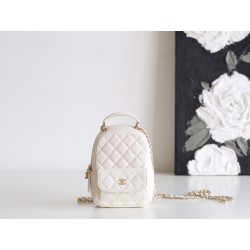 【激安入荷】Chanel 24C 非公式 ミニリュック ライチ牛皮革 3way 実用バッグ 書院風可愛いデザイン 18×13×9cm