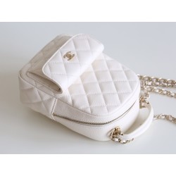 【激安入荷】Chanel 24C 非公式 ミニリュック ライチ牛皮革 3way 実用バッグ 書院風可愛いデザイン 18×13×9cm