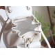 【24P 春夏限定】シャネル Duma ダブルショルダーバッグ ホワイト S サイズ スクラッチ加工小牛皮 16K ゴールドクランプ 万能エレガントバッグ 18×18.5×12cm 【24P 春夏限定】シャネル Duma ダブルショルダーバッグ ホワイト S サイズ スクラッチ加工小牛皮 16K ゴールドクランプ 万能エレガントバッグ 18×18.5×12cm