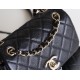 【24P 春夏新登場】Chanel ダブルポケット ヴィンテージ バックパック 「カエルのダブルショルダーバッグ」 ハイブリッド肩紐 20.5×20×11.5cm 【24P 春夏新登場】Chanel ダブルポケット ヴィンテージ バックパック 「カエルのダブルショルダーバッグ」 ハイブリッド肩紐 20.5×20×11.5cm