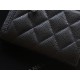 【シャネル クラシック 3 つ折り財布】キャビアレザー × ダブル C ロゴ マルチファンクション実用派 11.5×10.5×3cm