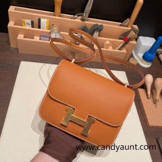 Hermes Constance 19cm Madame 37 /Gold Gold Hardware 18cm Full Handmade Hermes Constance 19cm Madame 37 /Gold Gold Hardware 18cm Full Handmade