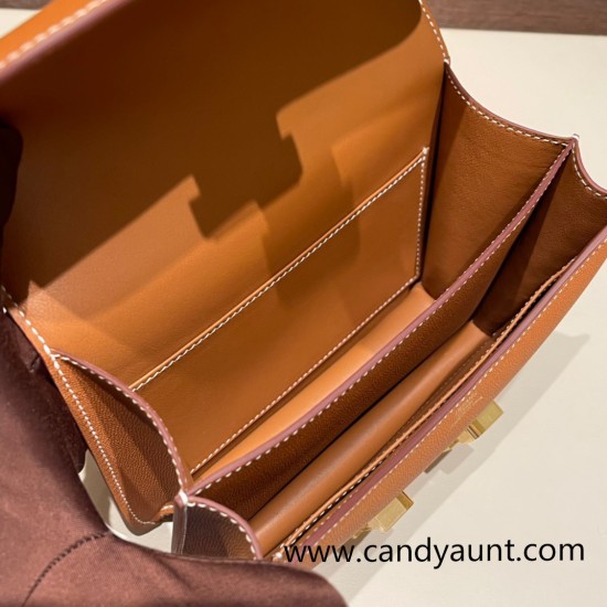 Hermes Constance 19cm Madame 37 /Gold Gold Hardware 18cm Full Handmade Hermes Constance 19cm Madame 37 /Gold Gold Hardware 18cm Full Handmade