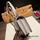 Hermes Constance 19cm Crocodile 80 /Pearl Grey (Gris Perle) 18cm Full Handmade Hermes Constance 19cm Crocodile 80 /Pearl Grey (Gris Perle) 18cm Full Handmade
