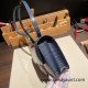 Hermes Constance 19cm Crocodile N7 /Blue Tempete 18cm Full Handmade Hermes Constance 19cm Crocodile N7 /Blue Tempete 18cm Full Handmade