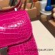 Hermes Constance 19cm Shiny Alligator Crocodile J5 /Rose Scheherazade 18cm Full Handmade Hermes Constance 19cm Shiny Alligator Crocodile J5 /Rose Scheherazade 18cm Full Handmade